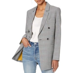 BCBG MAXAZRIA Plaid Blazer